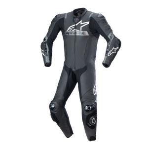 Alpinestars Missile 2 Ward zwart en grijs leren motoroverall