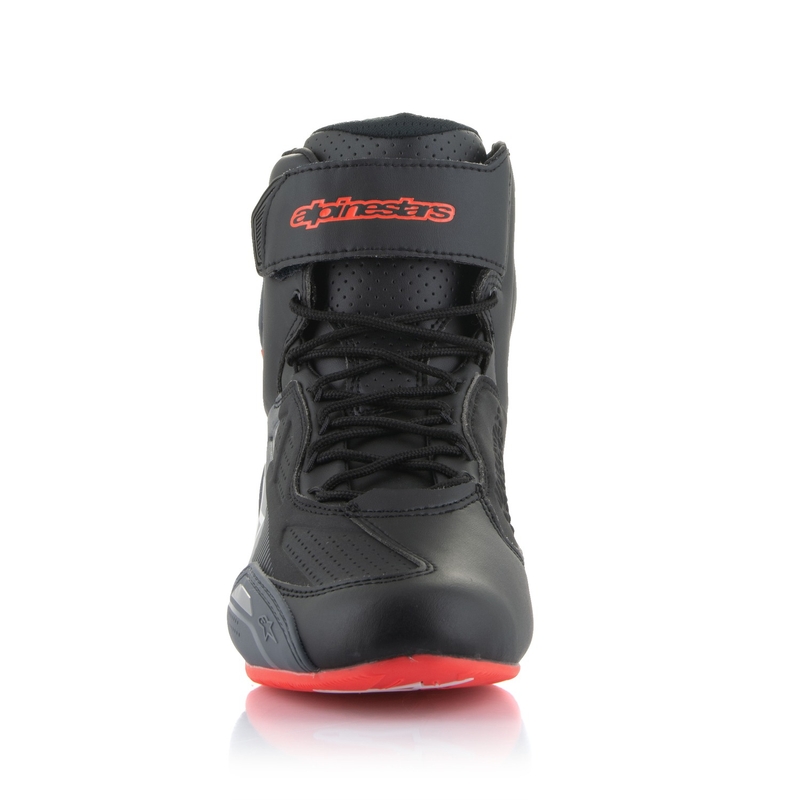 Alpinestars Faster-3 zwart-grijs-fluorode motorlaarzen