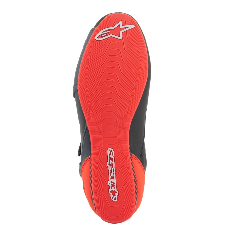 Alpinestars Faster-3 zwart-grijs-fluorode motorlaarzen
