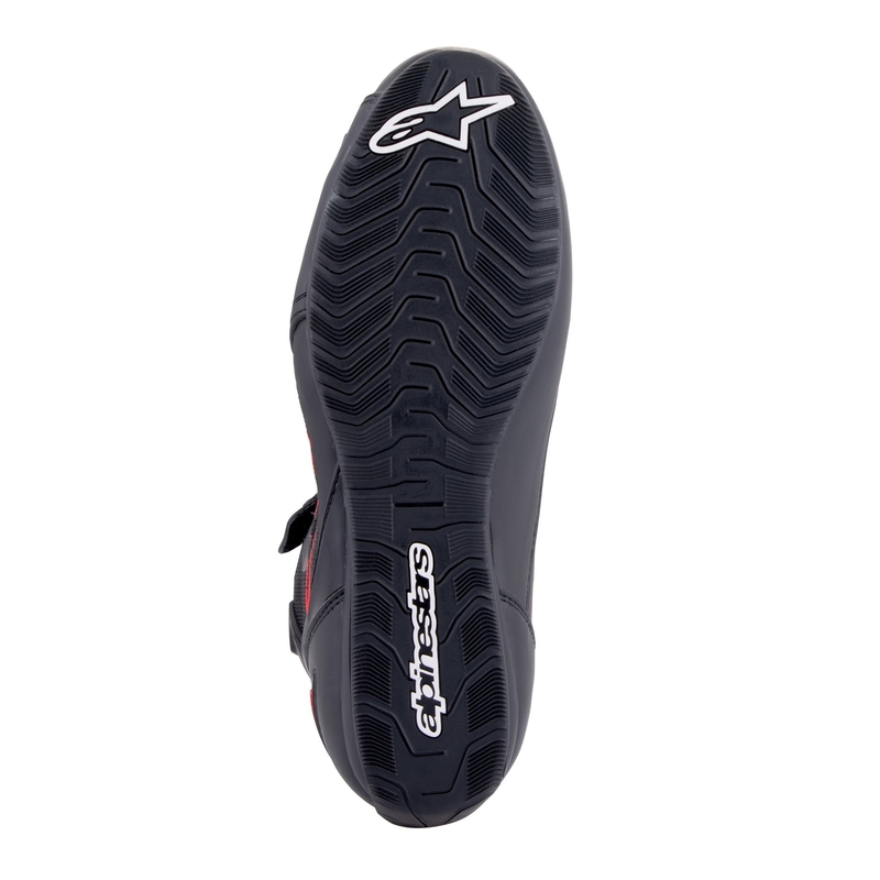 Alpinestars Faster-3 Rideknit zwart-donkergrijs-rood motorlaarzen