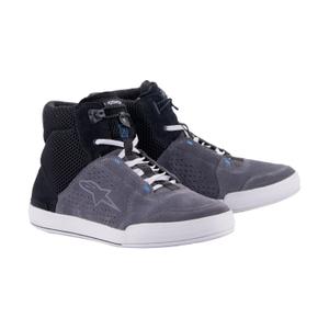 Alpinestars Chrome Air Zwart-Grijs-Blauw Motorfiets Laarzen