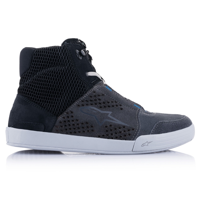 Alpinestars Chrome Air Zwart-Grijs-Blauw Motorfiets Laarzen