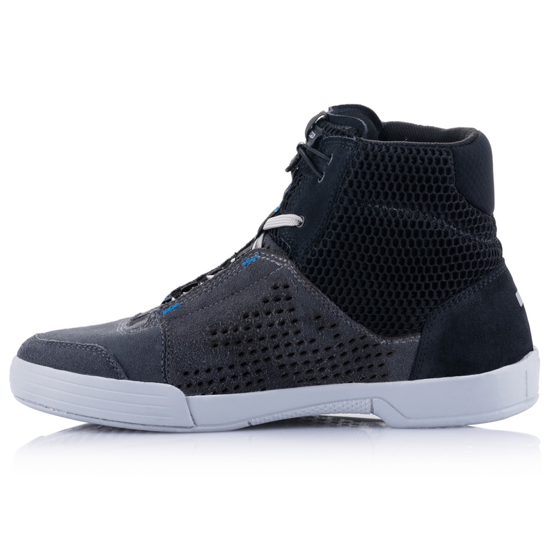 Alpinestars Chrome Air Zwart-Grijs-Blauw Motorfiets Laarzen