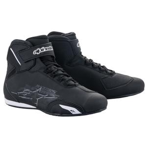 Alpinestars Sector zwart-witte motorlaarzen