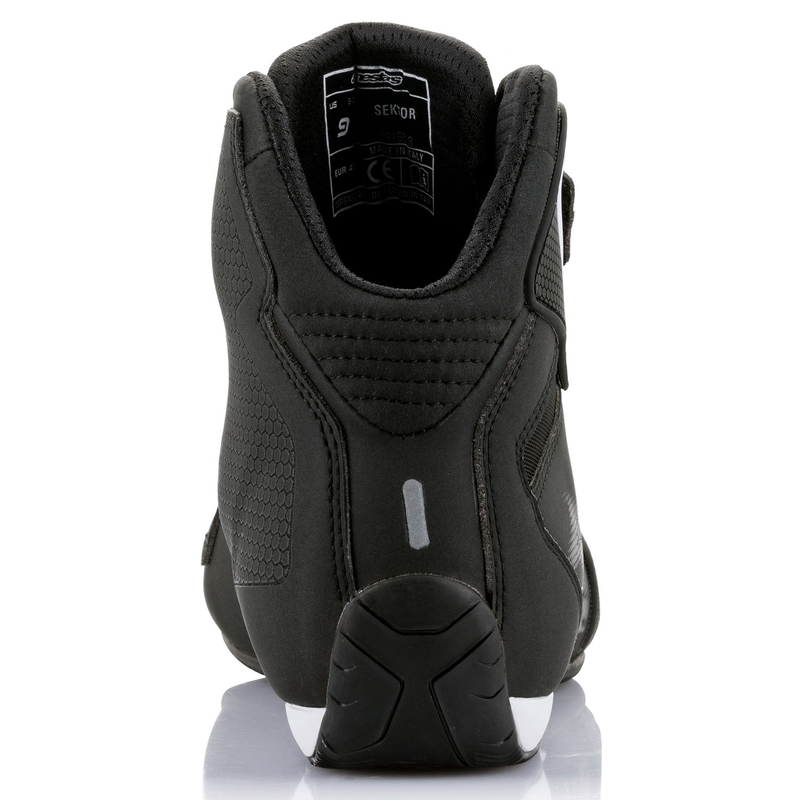 Alpinestars Sector zwart-witte motorlaarzen