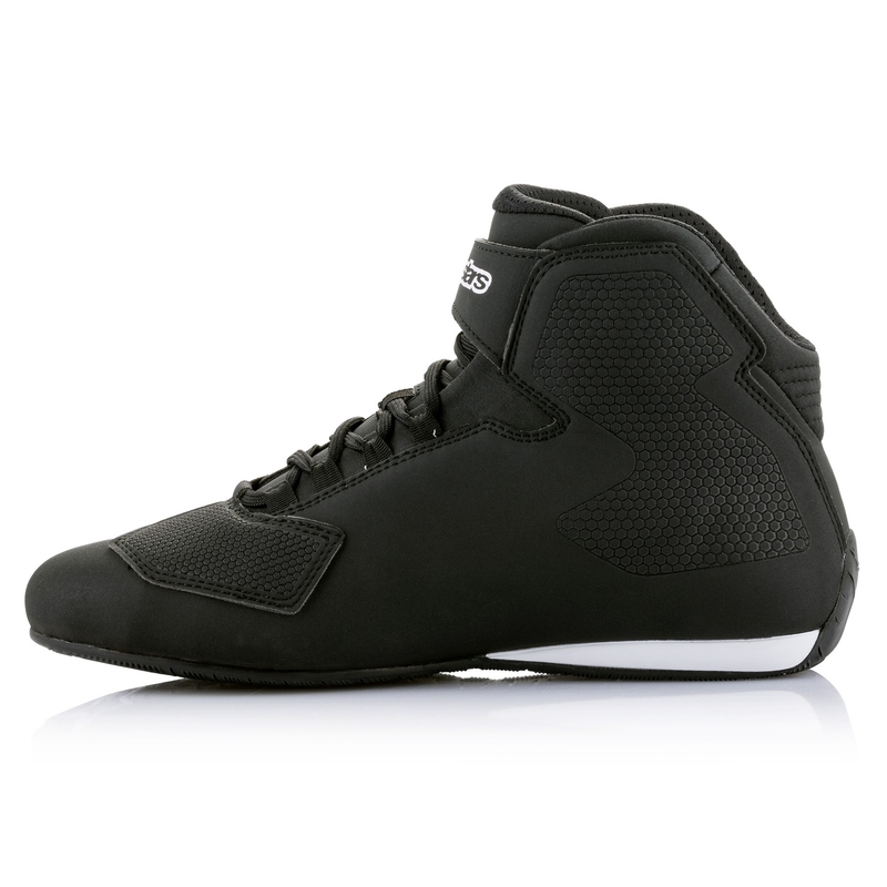 Alpinestars Sector zwart-witte motorlaarzen