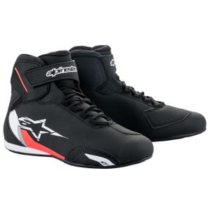 Alpinestars Sector zwart-wit-fluorode motorlaarzen