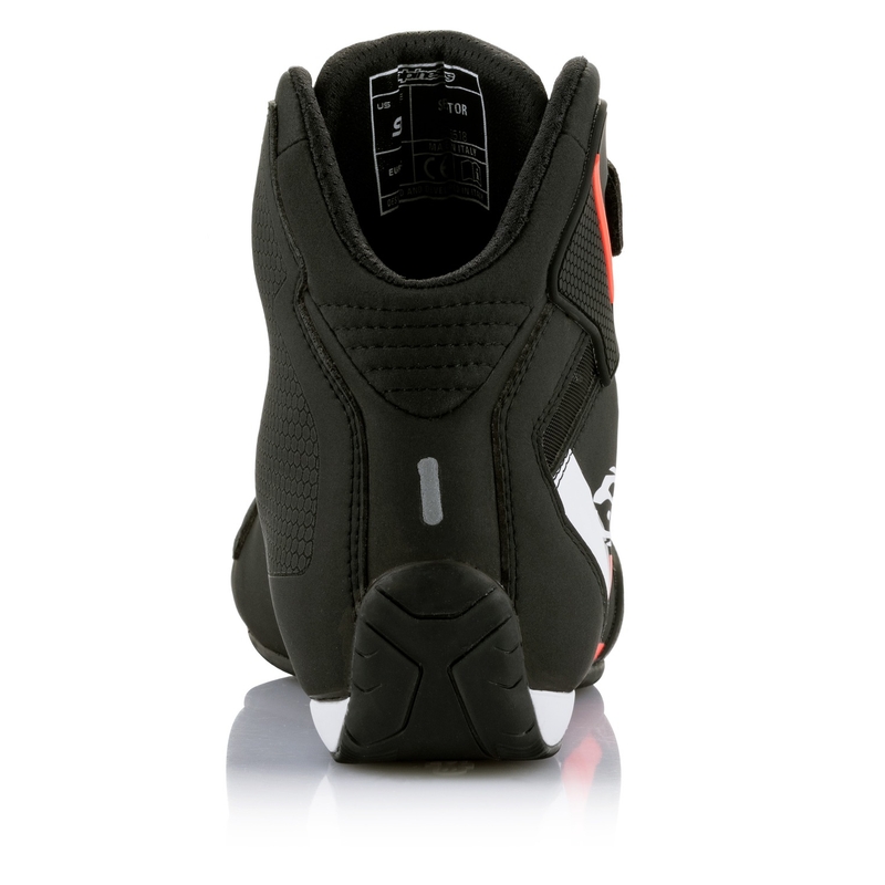 Alpinestars Sector zwart-wit-fluorode motorlaarzen