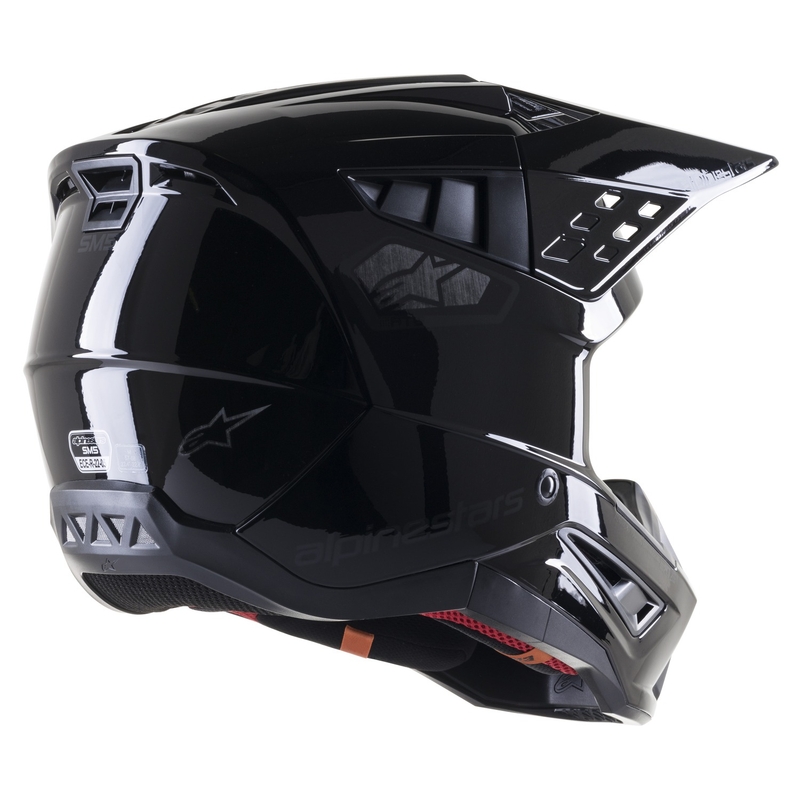 Alpinestars S-M5 Scout motorcrosshelm zwart en zilver