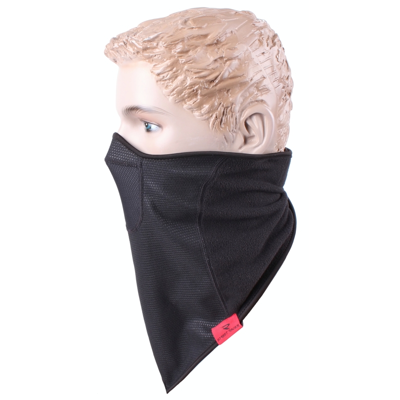 Street Racer nekwarmer zwart