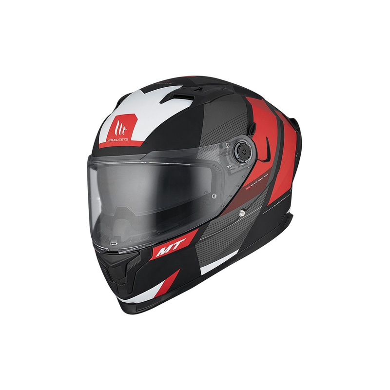 MT BRAKER SV Chento B5 integraal motorhelm mat zwart-grijs-rood