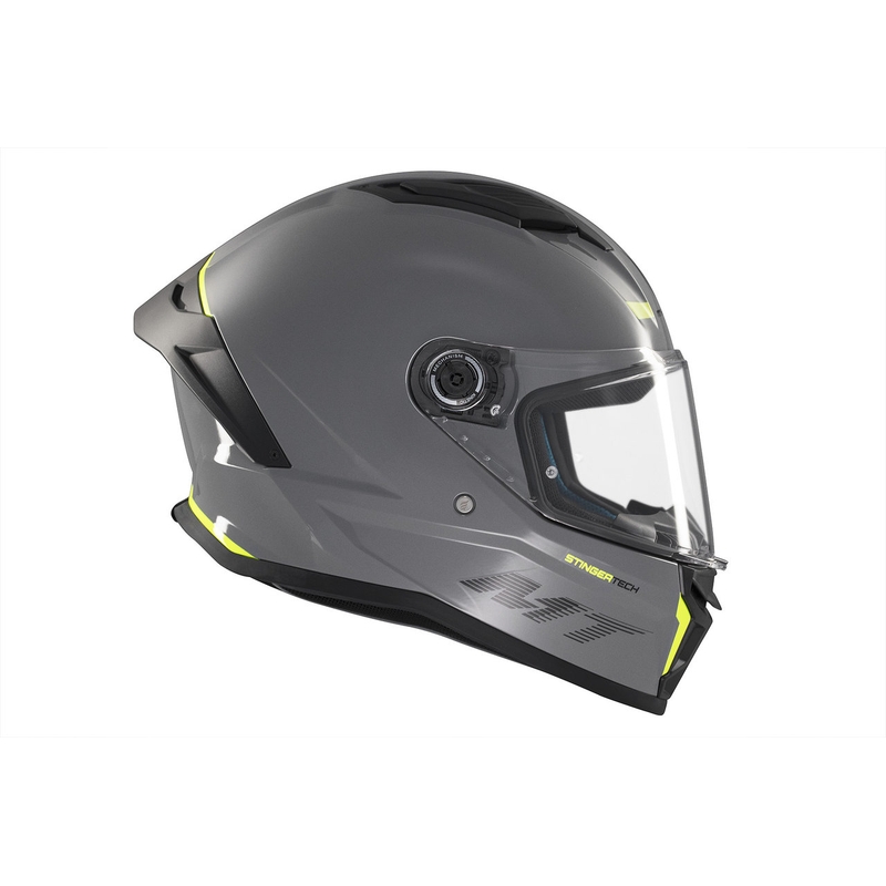 MT Stinger 2 Solid Gloss Grey Integral Motorhelm