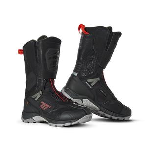 Motorlaarzen SEVENTY DEGREES SD-BA6 Stelvio High zwart-rood-groen
