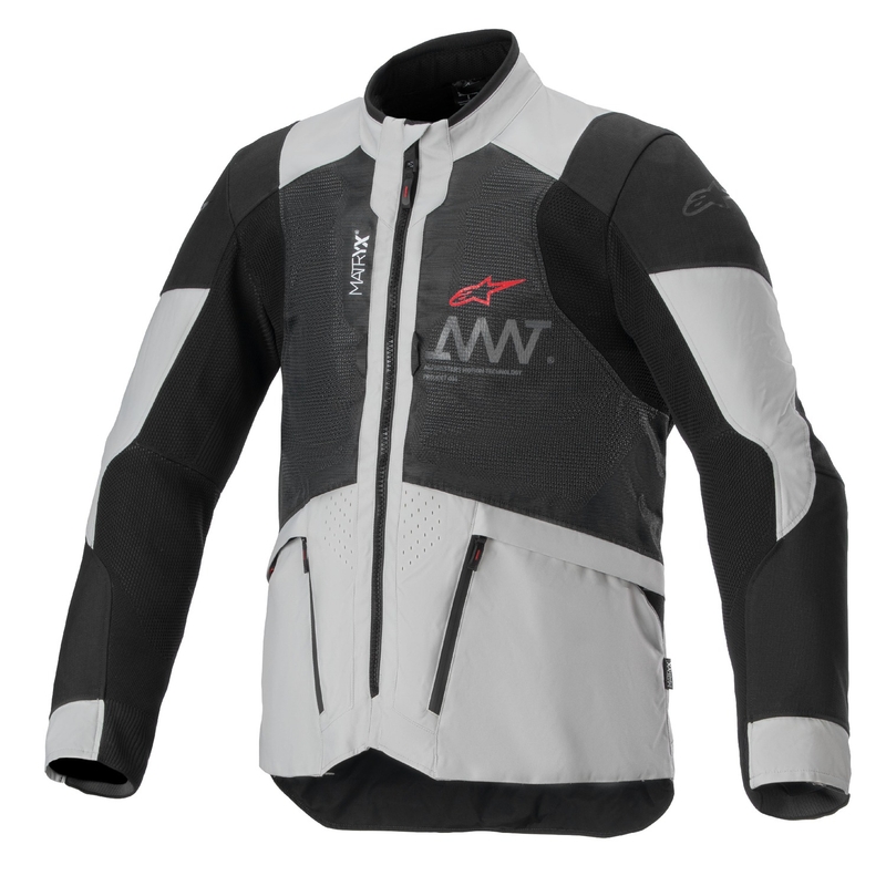 Alpinestars Amt 7 Air motorjack lichtgrijs-zwart