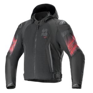 Alpinestars Zaca Air Venom Waterdicht Zwart/Fluorood Motorjack