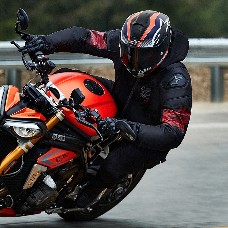 Alpinestars Zaca Air Venom Waterdicht Zwart/Fluorood Motorjack