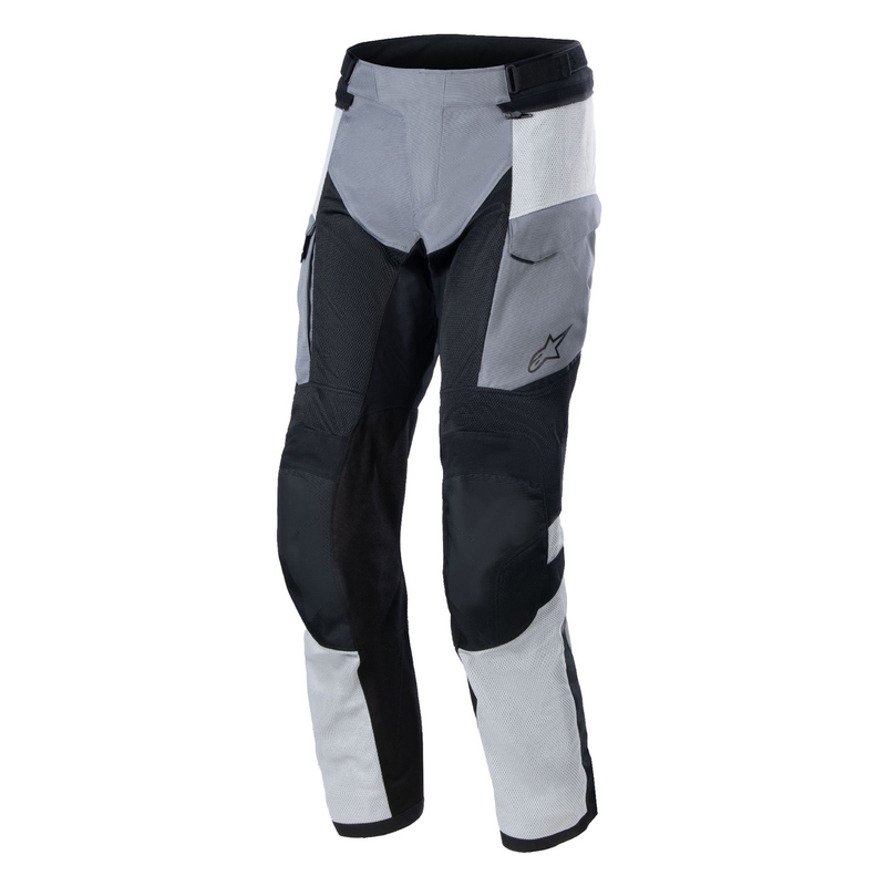 Alpinestars Andes Air Drystar Lichtgrijs-Donkergrijs-Zwart-Fluo Geel Motorbroek