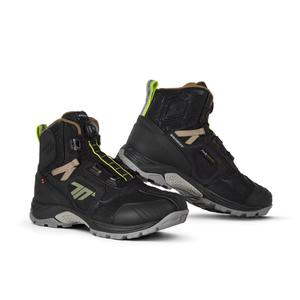 Motorlaarzen SEVENTY DEGREES SD-BA7 Stelvio Low zwart-zand-fluo geel