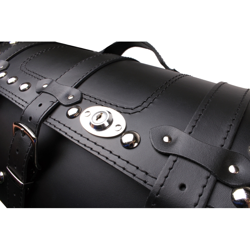 Chopper RSA-131B leren motorkoffer met slot