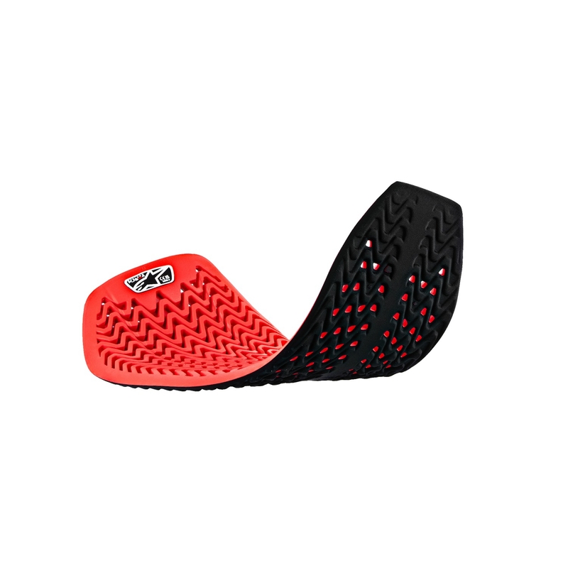 Alpinestars Nucleon Plasma Rood-Zwart verlengde rugbeschermer