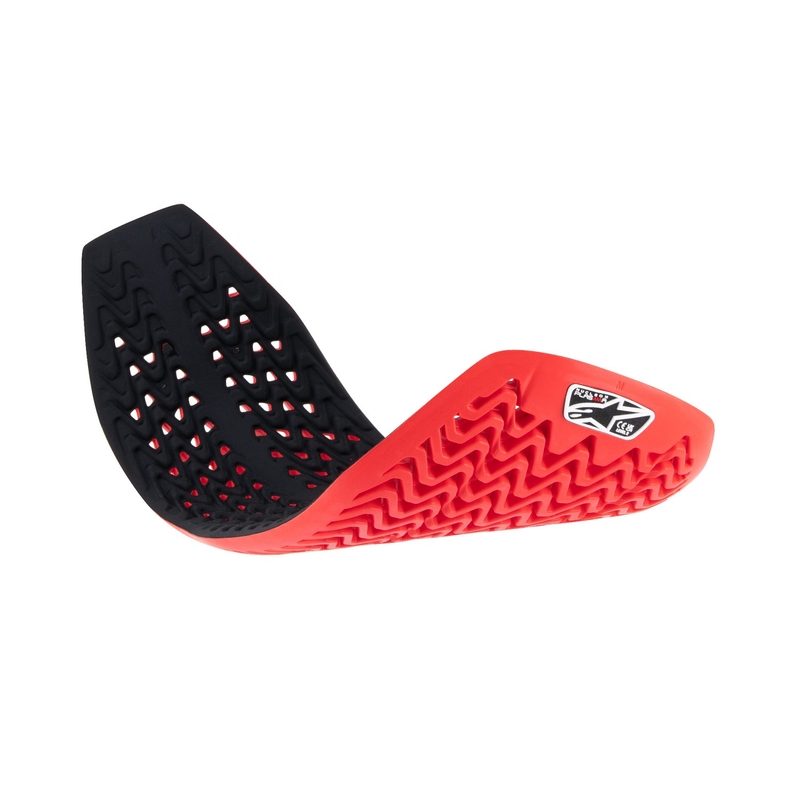 Alpinestars Nucleon Plasma Rood-Zwart verlengde rugbeschermer
