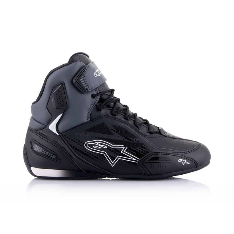 Alpinestars Faster-3 Drystar zwart-donkergrijs motorlaarzen