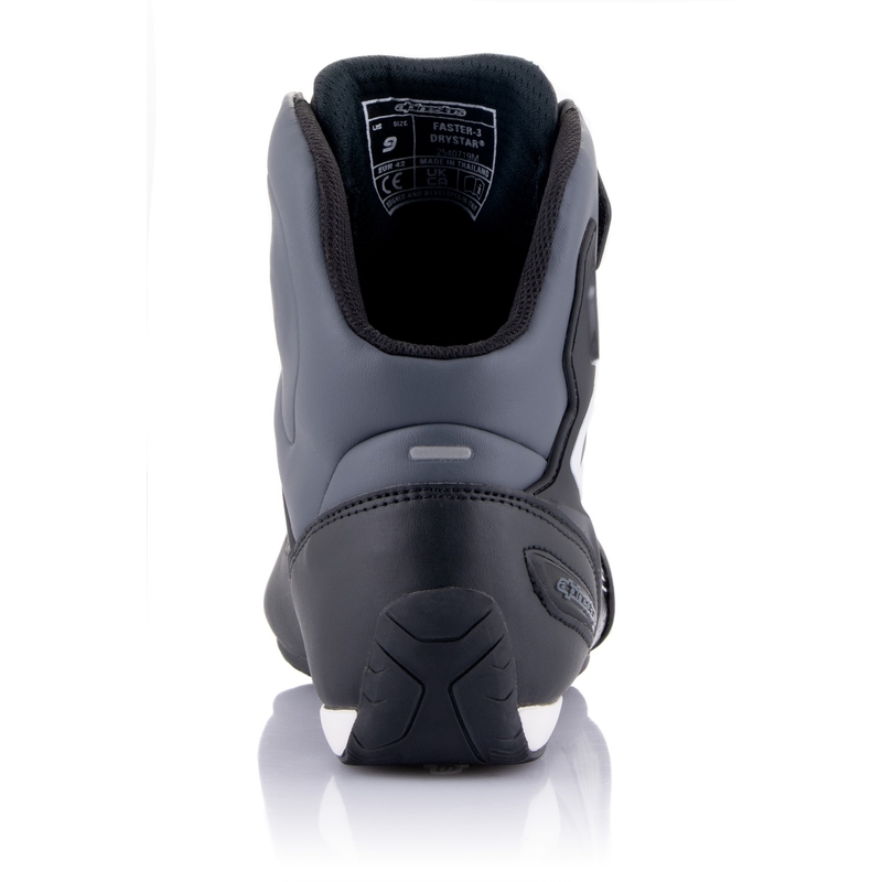 Alpinestars Faster-3 Drystar zwart-donkergrijs motorlaarzen