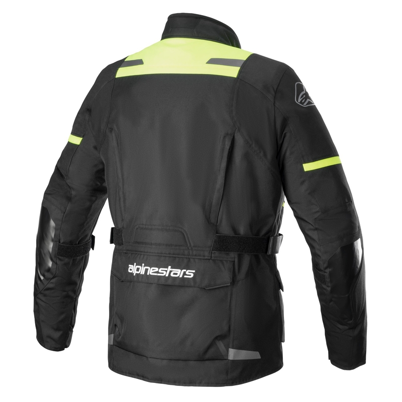 Alpinestars Andes Drystar 3 zwart-fluo gele motorjas