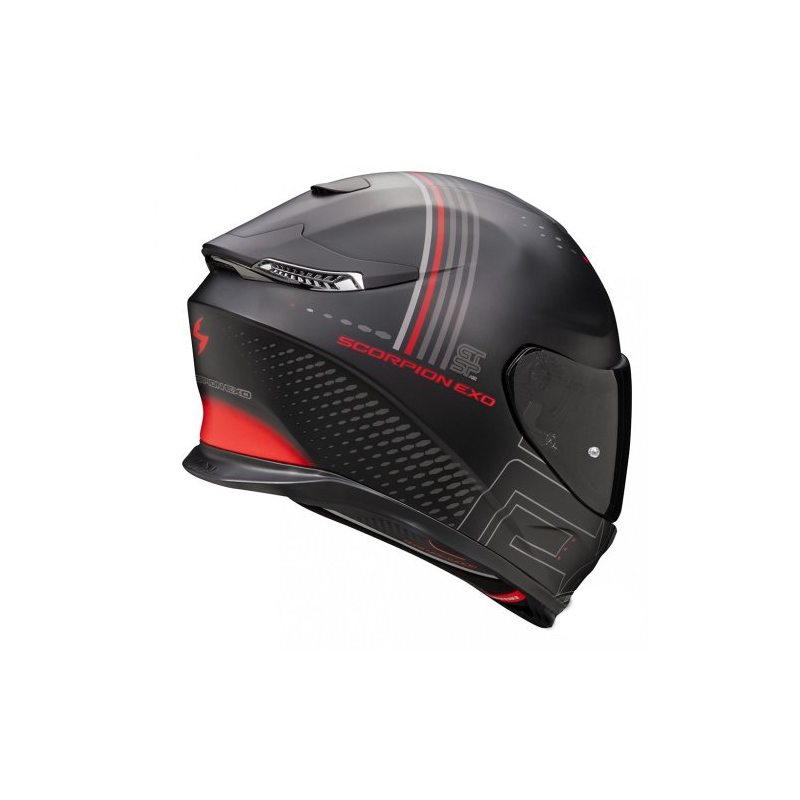 Integraalhelm Scorpion EXO-GT SP AIR TECHLANE zwart-grijs-rood uitverkoop