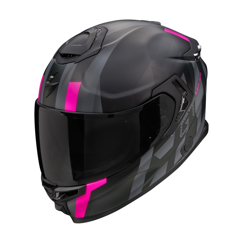 Integraalhelm Scorpion EXO-GT SP AIR TOURADVEN zwart-roze