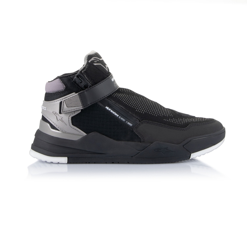 Alpinestars Speedflight Street zwart met grijze motorlaarzen