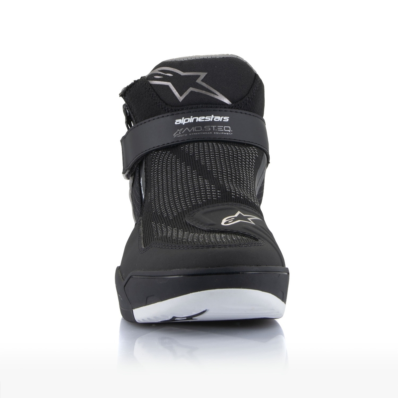Alpinestars Speedflight Street zwart met grijze motorlaarzen