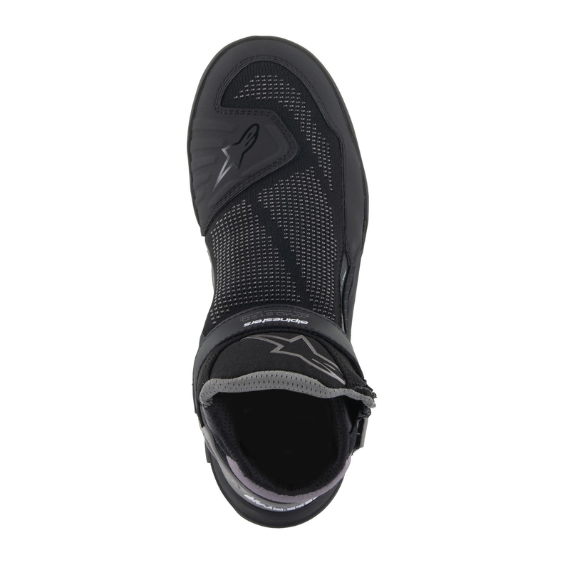 Alpinestars Speedflight Street zwart met grijze motorlaarzen