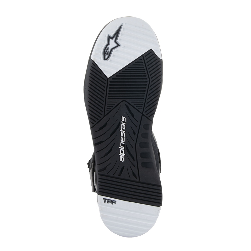 Alpinestars Speedflight Street zwart met grijze motorlaarzen