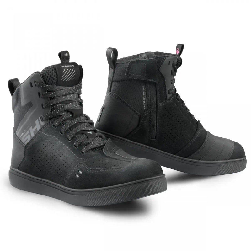 Shima Rebel 2.0 Vent zwarte motorlaarzen voor dames