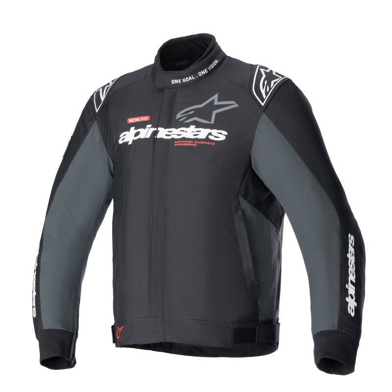 Alpinestars Monza Sport Zwart-Grijs-Rood-Wit Motorjack