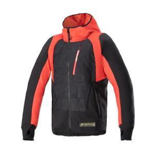 Alpinestars MO.ST.EQ Hybrid zwart met rode motorjas