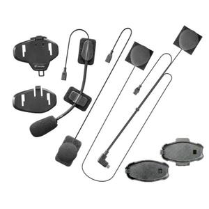 Vervangende HD audiokit intercom met platte microfoon voor TOUR, ACTIVE, CONNECT