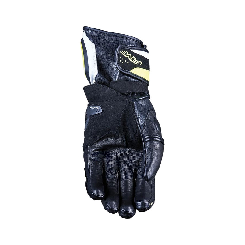 Motorhandschoenen FIVE RFX4 EVO wit-fluogeel
