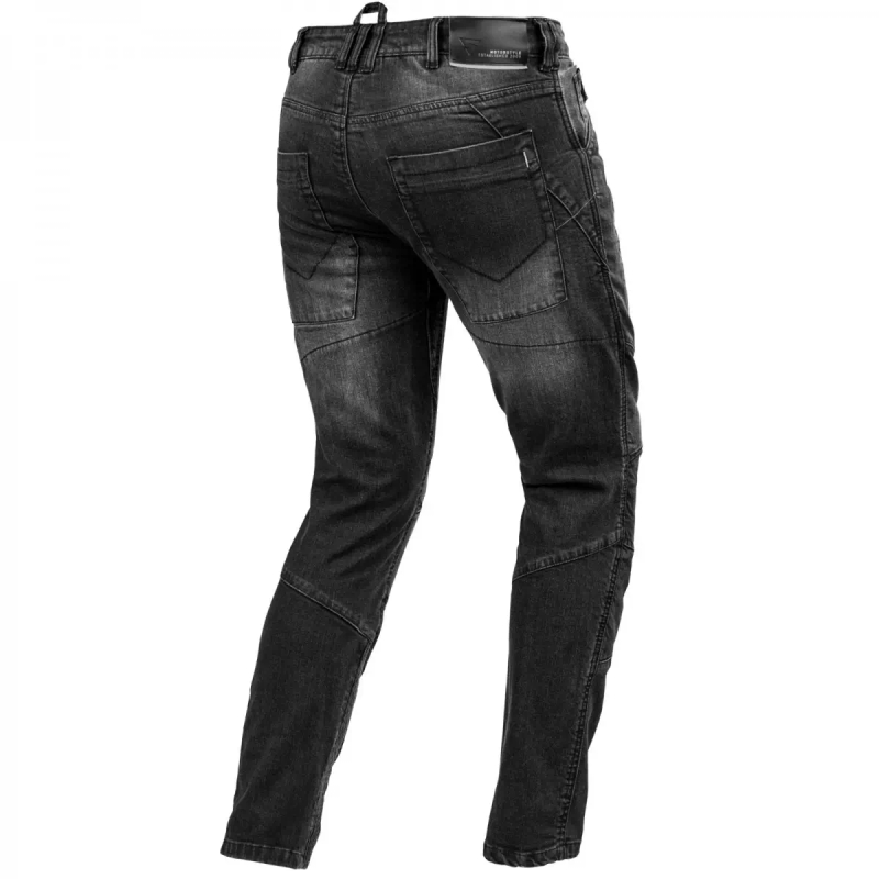 Shima Ghost Zwarte Motorfiets Jeans