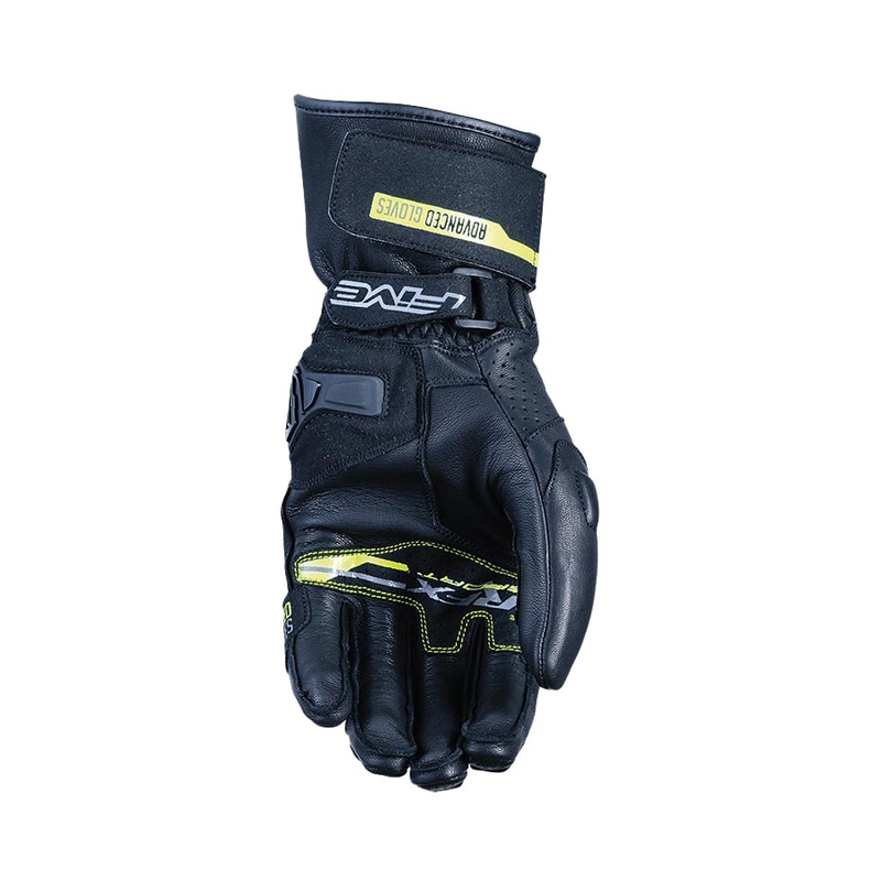 Motorhandschoenen FIVE RFX Sport zwart-fluogeel