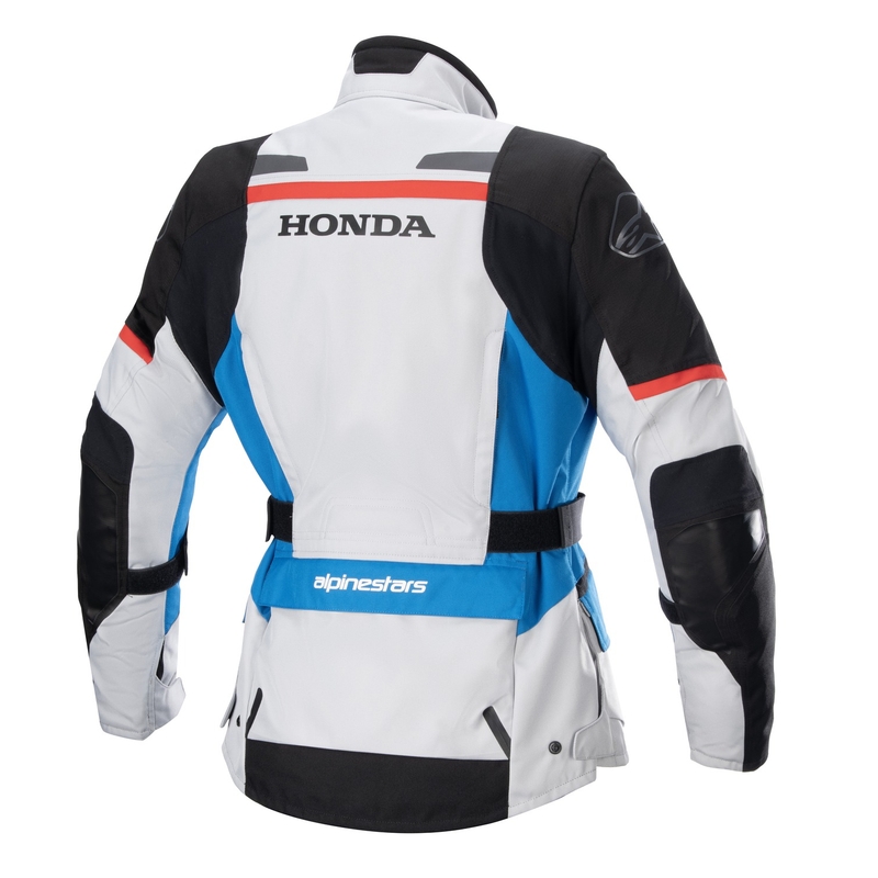 Dames Alpinestar Stella Andes Drystar Honda Grijs-Zwart-Blauw-Rood Motorjas 23 - Kwaliteit II
