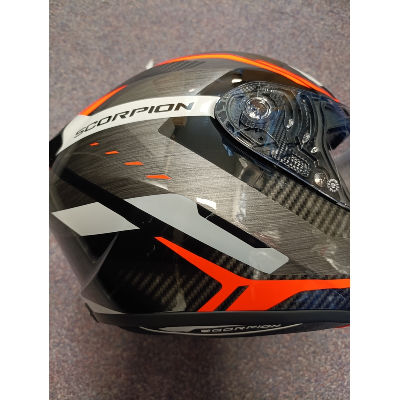 Integraalhelm Scorpion EXO-1400 EVO II AIR ACCORD grijs-rood - kwaliteit II