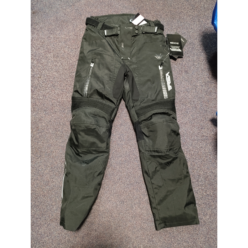 Dames motorbroek RSA Greby 2 zwart/wit - kwaliteit II