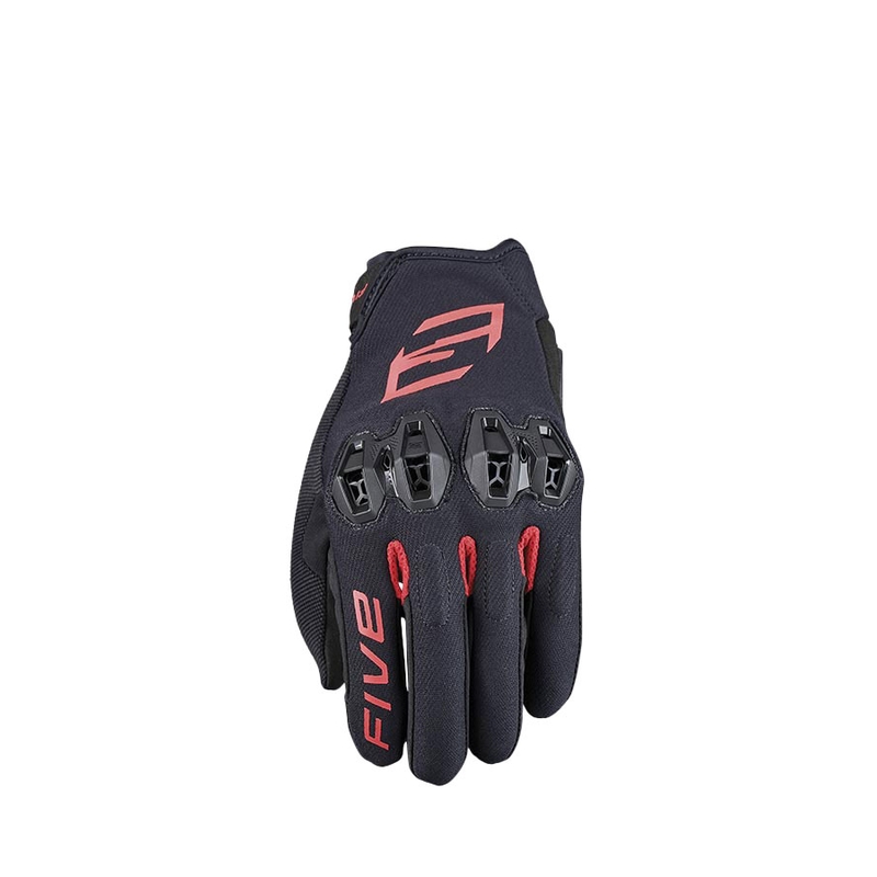 Motorhandschoenen FIVE Tricks zwart en rood