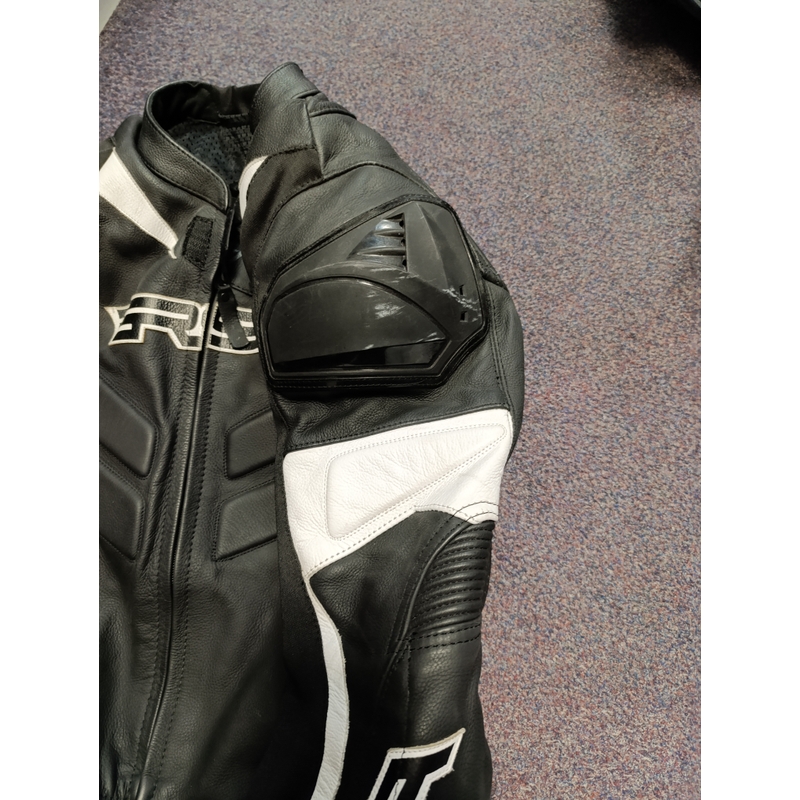 Kombinéza na motorku RSA GPX 2 černo-bílá - II. jakost