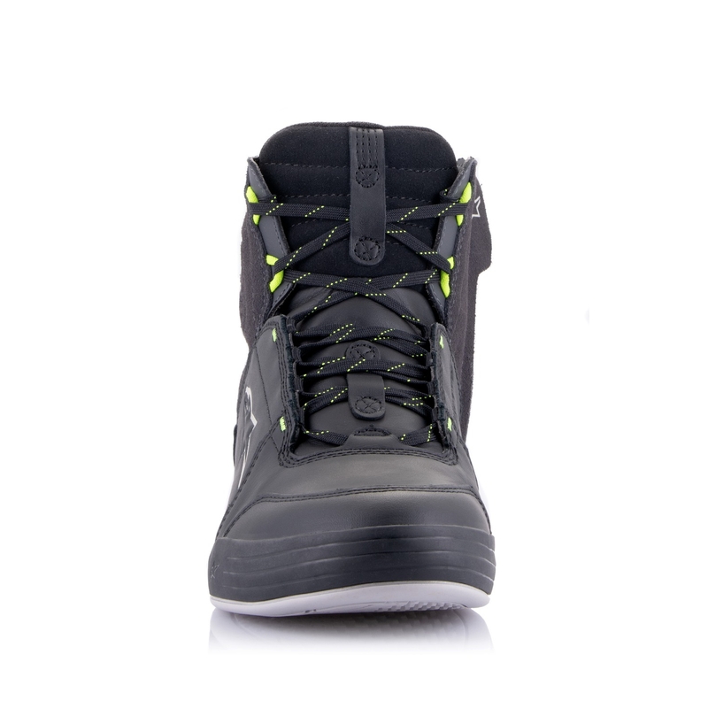 Alpinestars Chrome Drystar Zwart-Grijs-Fluo Geel Motorfiets Laarzen