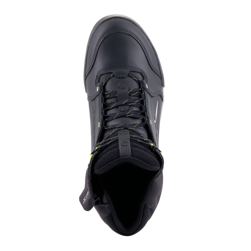 Alpinestars Chrome Drystar Zwart-Grijs-Fluo Geel Motorfiets Laarzen