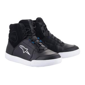 Alpinestars Chrome Drystar zwart, wit en blauw motorlaarzen