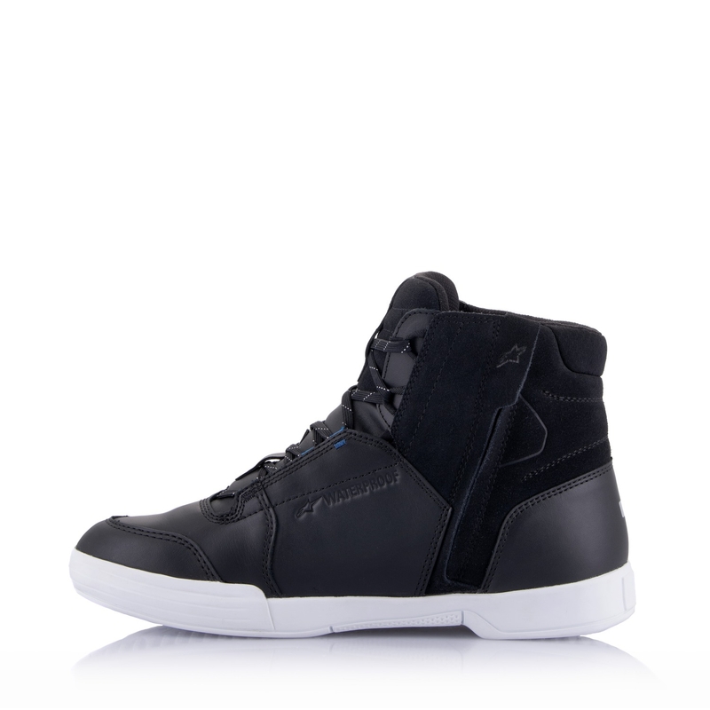 Alpinestars Chrome Drystar zwart, wit en blauw motorlaarzen